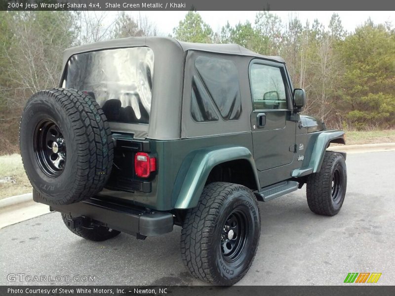 Shale Green Metallic / Khaki 2004 Jeep Wrangler Sahara 4x4