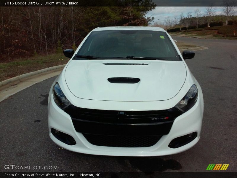 Bright White / Black 2016 Dodge Dart GT
