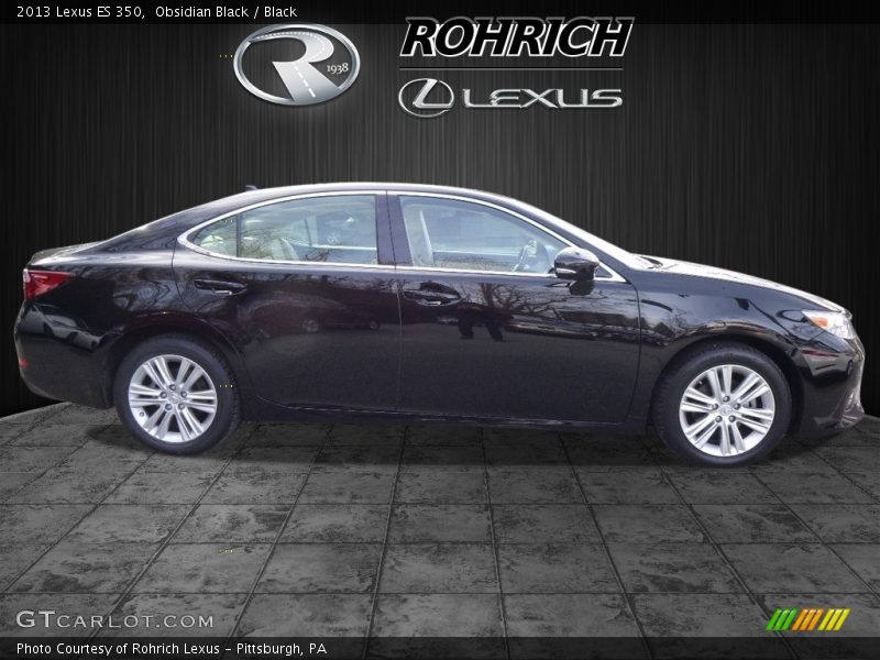 Obsidian Black / Black 2013 Lexus ES 350