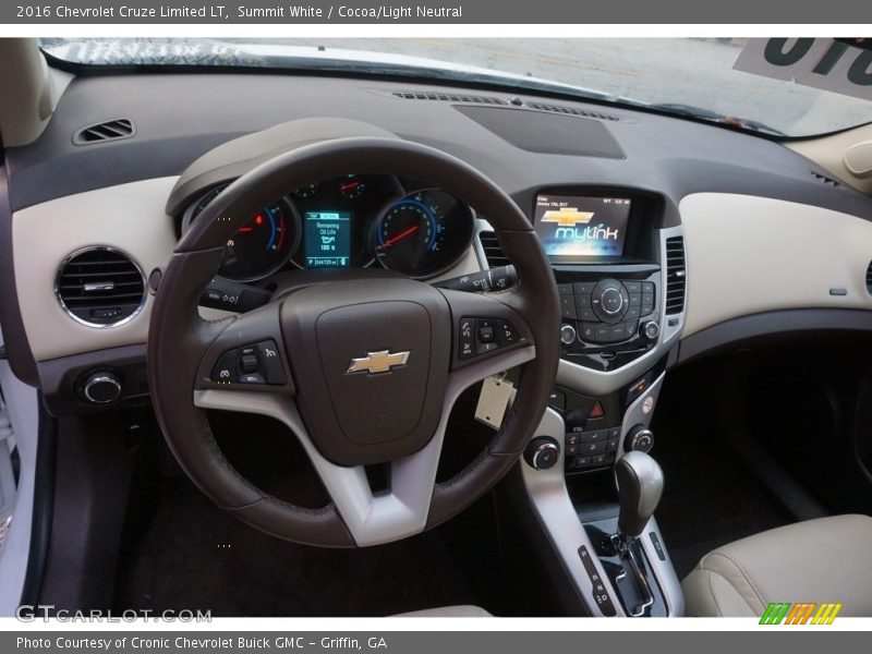 Summit White / Cocoa/Light Neutral 2016 Chevrolet Cruze Limited LT