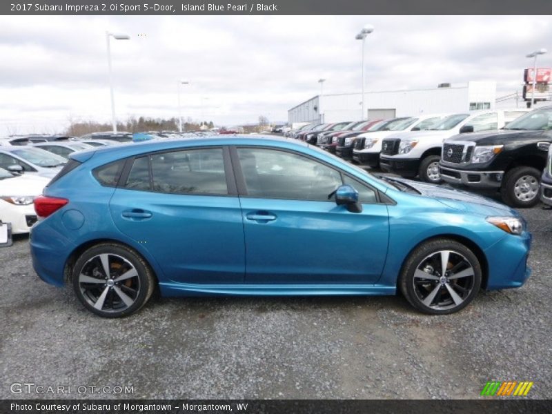 Island Blue Pearl / Black 2017 Subaru Impreza 2.0i Sport 5-Door