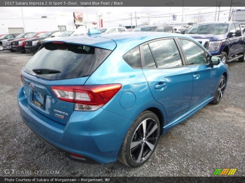 Island Blue Pearl / Black 2017 Subaru Impreza 2.0i Sport 5-Door