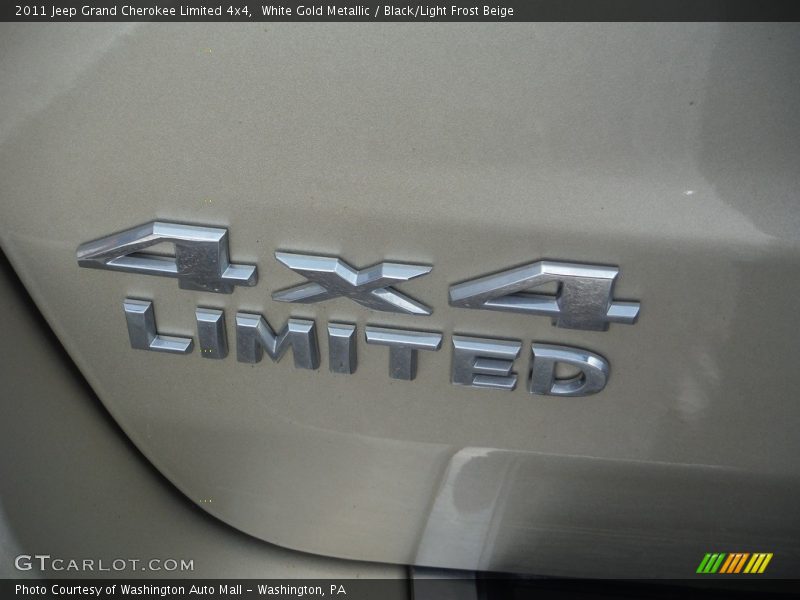 White Gold Metallic / Black/Light Frost Beige 2011 Jeep Grand Cherokee Limited 4x4