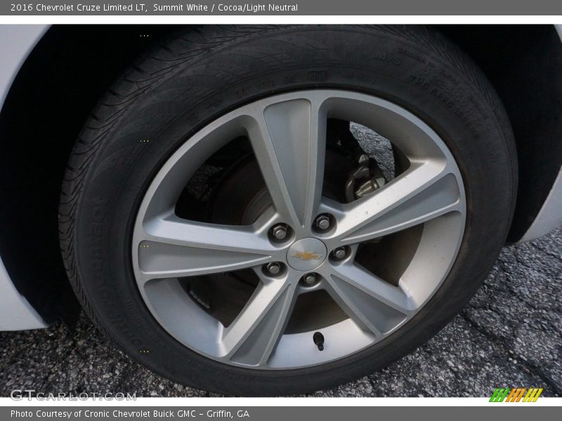 Summit White / Cocoa/Light Neutral 2016 Chevrolet Cruze Limited LT