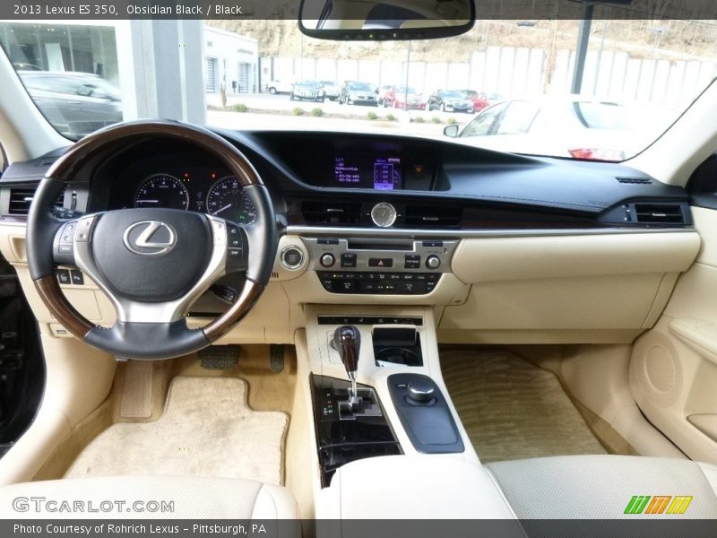 Obsidian Black / Black 2013 Lexus ES 350