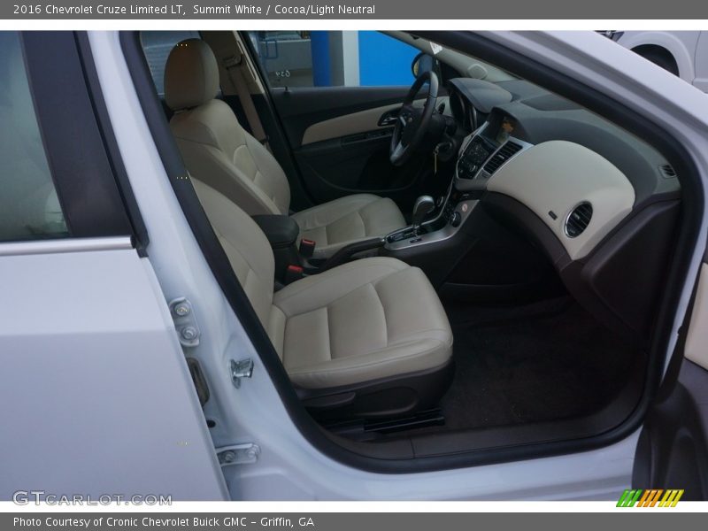 Summit White / Cocoa/Light Neutral 2016 Chevrolet Cruze Limited LT