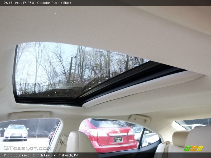 Obsidian Black / Black 2013 Lexus ES 350