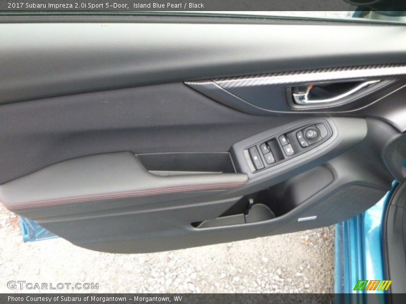 Island Blue Pearl / Black 2017 Subaru Impreza 2.0i Sport 5-Door