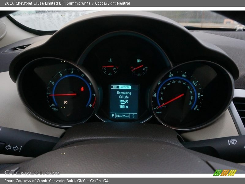 Summit White / Cocoa/Light Neutral 2016 Chevrolet Cruze Limited LT