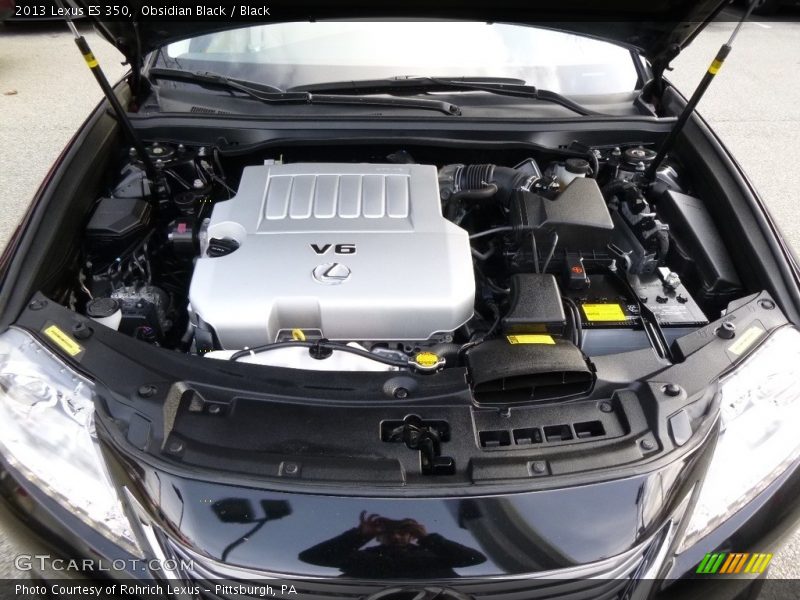 Obsidian Black / Black 2013 Lexus ES 350