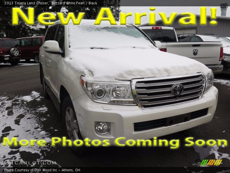 Blizzard White Pearl / Black 2013 Toyota Land Cruiser