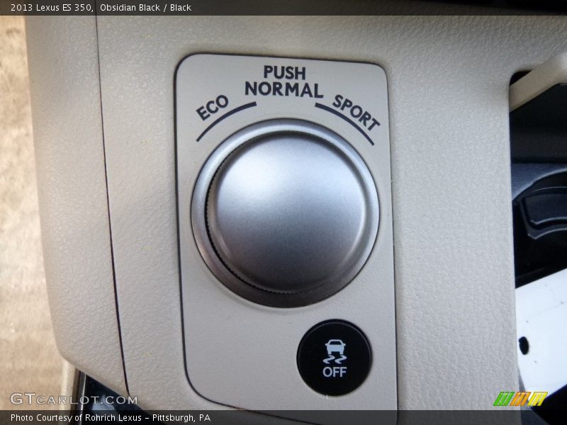 Obsidian Black / Black 2013 Lexus ES 350