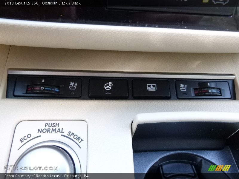 Obsidian Black / Black 2013 Lexus ES 350