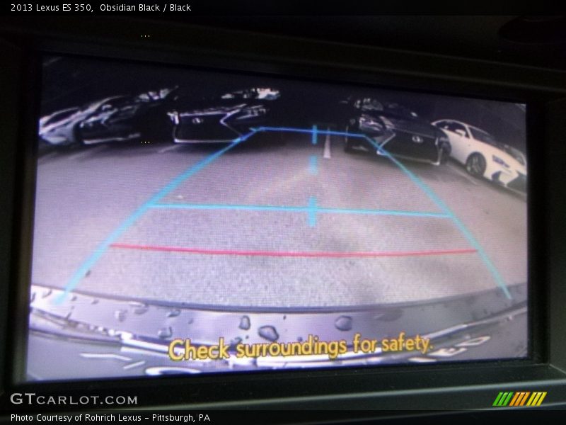 Obsidian Black / Black 2013 Lexus ES 350