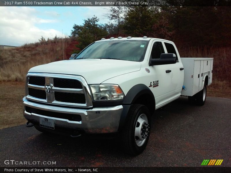 Bright White / Black/Diesel Gray 2017 Ram 5500 Tradesman Crew Cab 4x4 Chassis