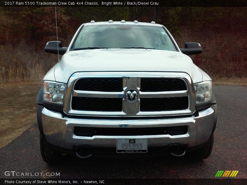 Bright White / Black/Diesel Gray 2017 Ram 5500 Tradesman Crew Cab 4x4 Chassis