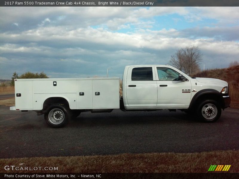 Bright White / Black/Diesel Gray 2017 Ram 5500 Tradesman Crew Cab 4x4 Chassis