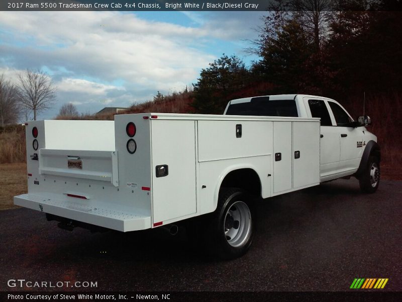 Bright White / Black/Diesel Gray 2017 Ram 5500 Tradesman Crew Cab 4x4 Chassis