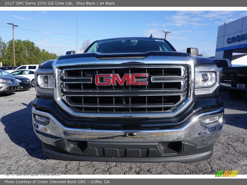 Onyx Black / Jet Black 2017 GMC Sierra 1500 SLE Crew Cab
