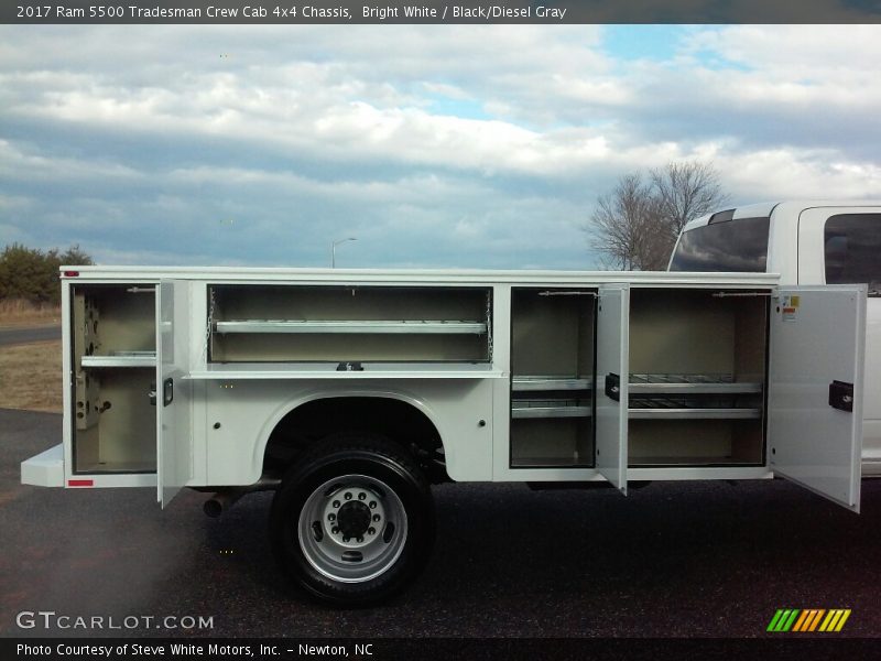 Bright White / Black/Diesel Gray 2017 Ram 5500 Tradesman Crew Cab 4x4 Chassis