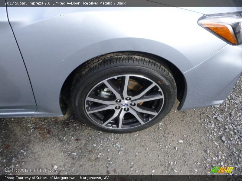 Ice Silver Metallic / Black 2017 Subaru Impreza 2.0i Limited 4-Door