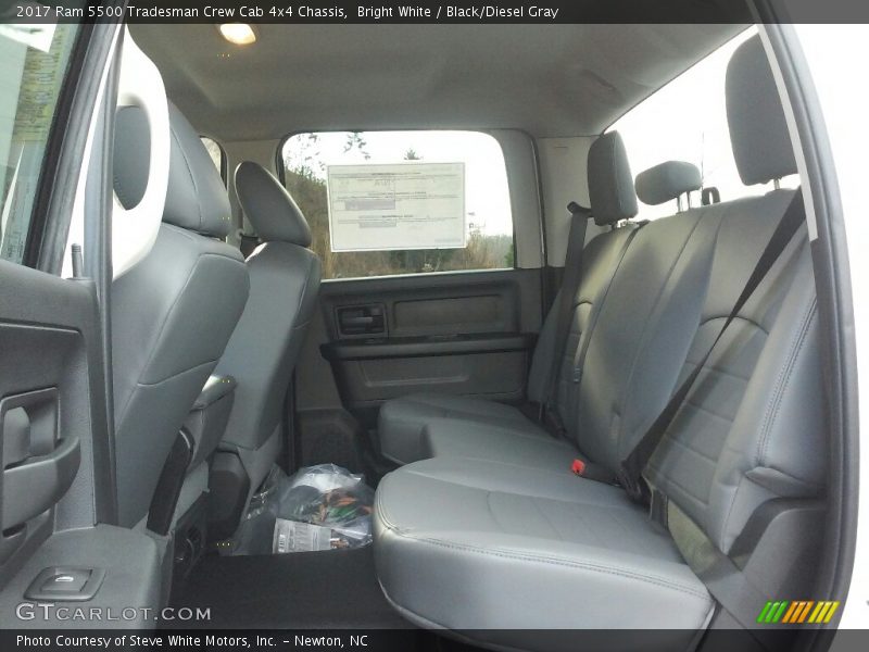 Bright White / Black/Diesel Gray 2017 Ram 5500 Tradesman Crew Cab 4x4 Chassis