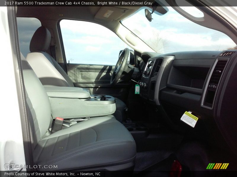 Bright White / Black/Diesel Gray 2017 Ram 5500 Tradesman Crew Cab 4x4 Chassis