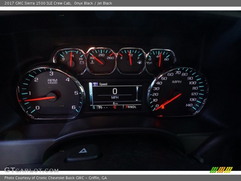  2017 Sierra 1500 SLE Crew Cab SLE Crew Cab Gauges