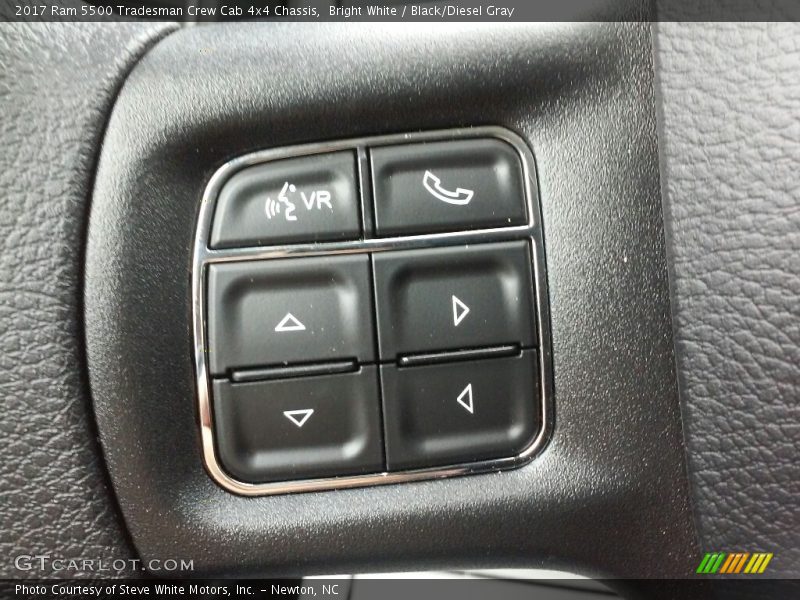 Bright White / Black/Diesel Gray 2017 Ram 5500 Tradesman Crew Cab 4x4 Chassis