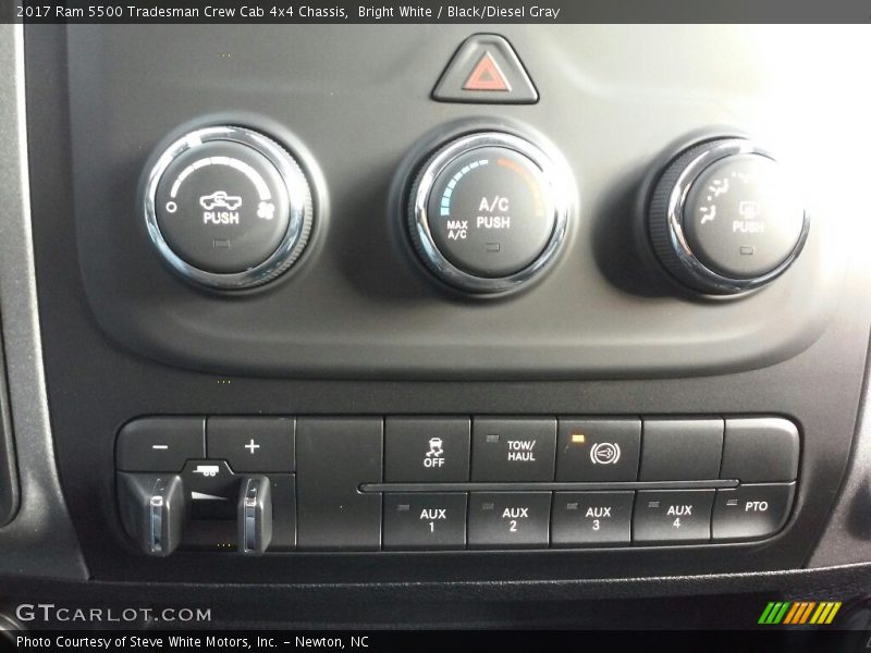 Bright White / Black/Diesel Gray 2017 Ram 5500 Tradesman Crew Cab 4x4 Chassis