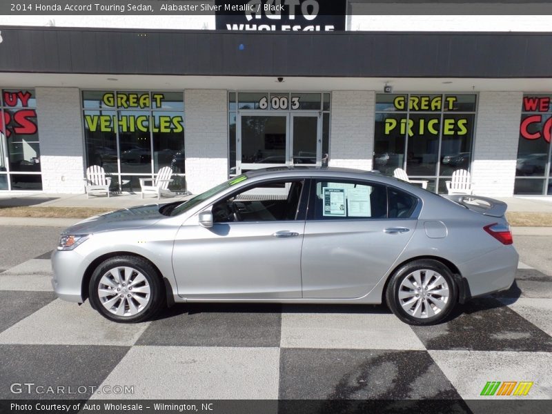 Alabaster Silver Metallic / Black 2014 Honda Accord Touring Sedan