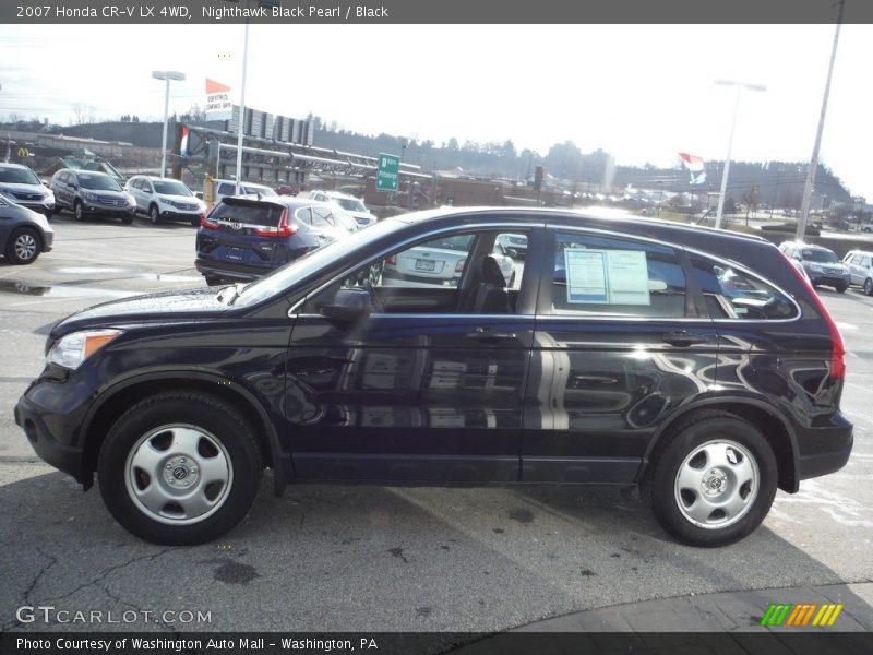 Nighthawk Black Pearl / Black 2007 Honda CR-V LX 4WD