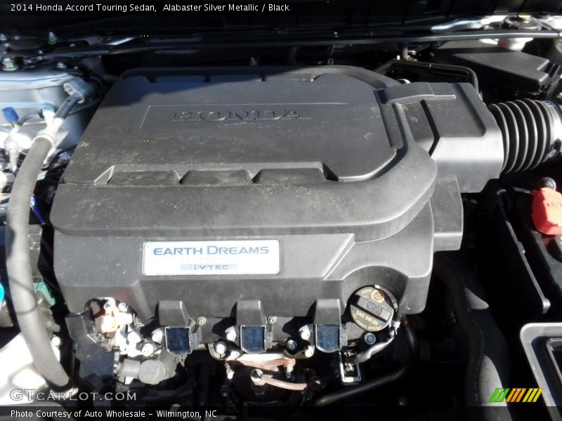 Alabaster Silver Metallic / Black 2014 Honda Accord Touring Sedan