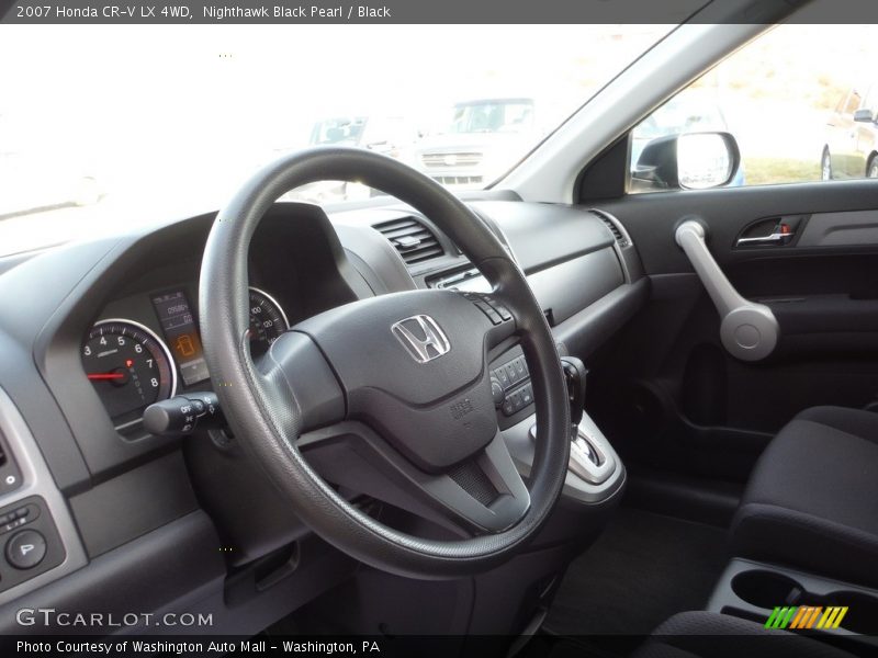 Nighthawk Black Pearl / Black 2007 Honda CR-V LX 4WD