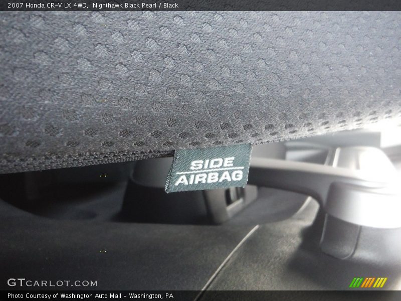 Nighthawk Black Pearl / Black 2007 Honda CR-V LX 4WD