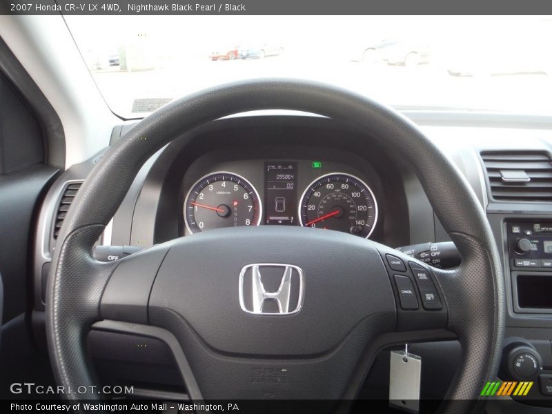 Nighthawk Black Pearl / Black 2007 Honda CR-V LX 4WD