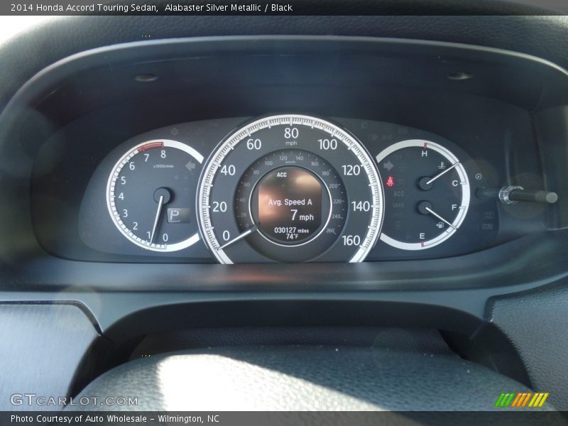 Alabaster Silver Metallic / Black 2014 Honda Accord Touring Sedan