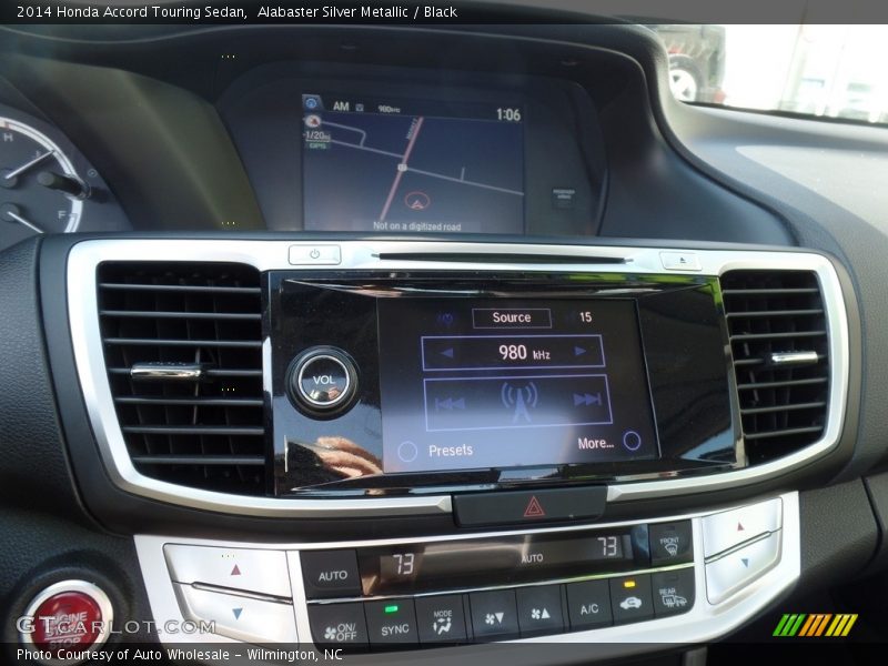 Alabaster Silver Metallic / Black 2014 Honda Accord Touring Sedan