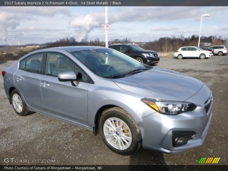 Ice Silver Metallic / Black 2017 Subaru Impreza 2.0i Premium 4-Door