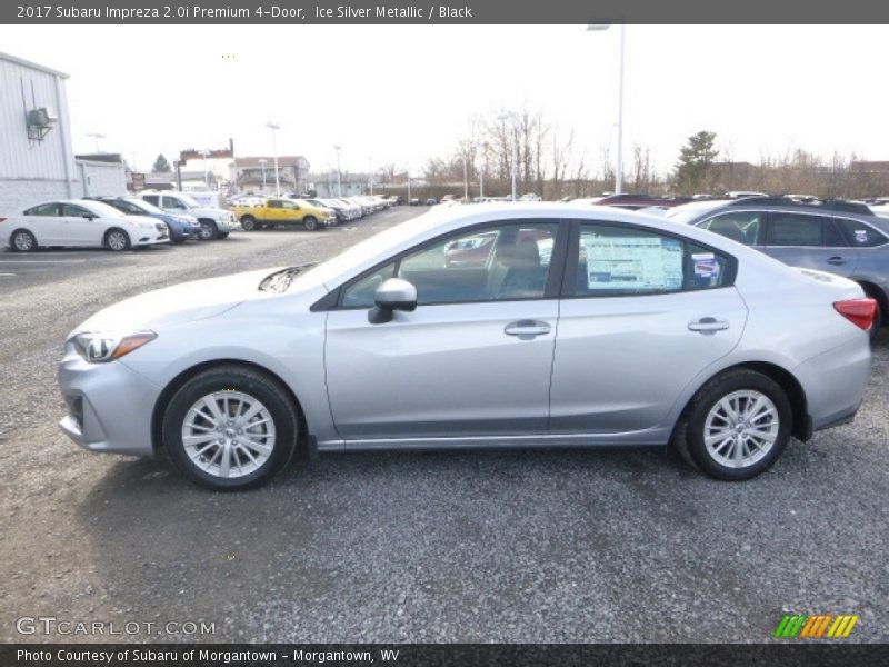Ice Silver Metallic / Black 2017 Subaru Impreza 2.0i Premium 4-Door