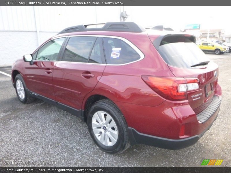 Venetian Red Pearl / Warm Ivory 2017 Subaru Outback 2.5i Premium