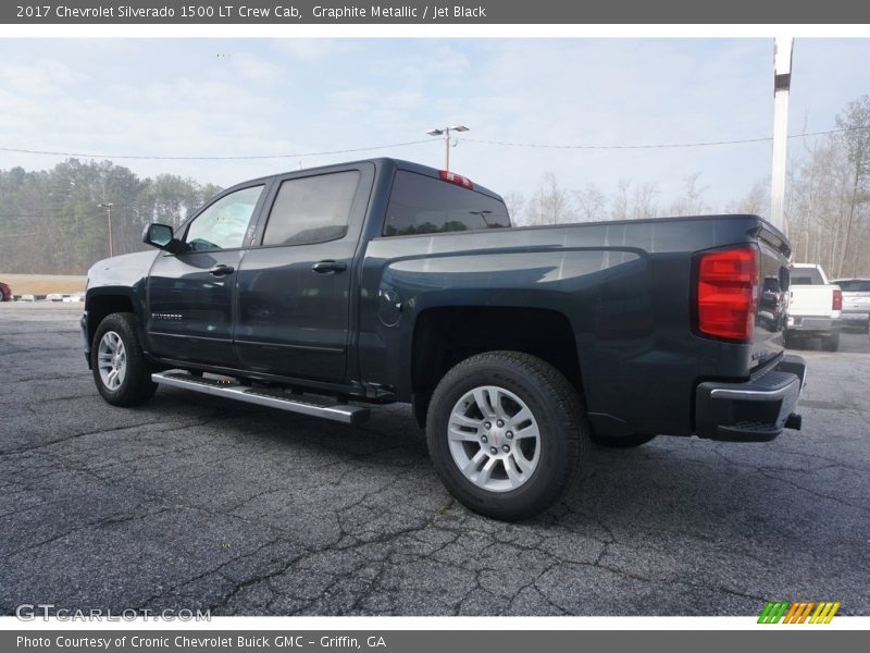 Graphite Metallic / Jet Black 2017 Chevrolet Silverado 1500 LT Crew Cab