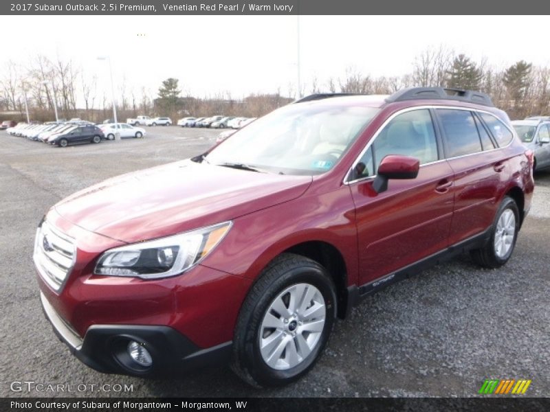 Venetian Red Pearl / Warm Ivory 2017 Subaru Outback 2.5i Premium