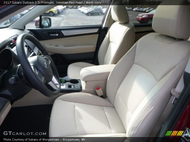 Venetian Red Pearl / Warm Ivory 2017 Subaru Outback 2.5i Premium