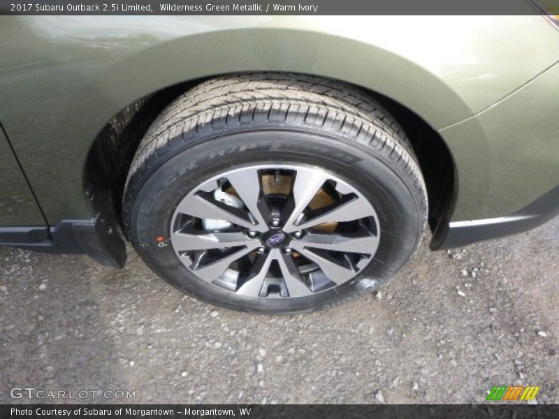 Wilderness Green Metallic / Warm Ivory 2017 Subaru Outback 2.5i Limited