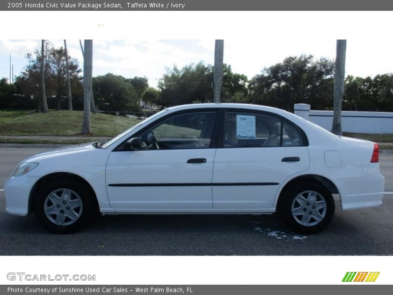 Taffeta White / Ivory 2005 Honda Civic Value Package Sedan