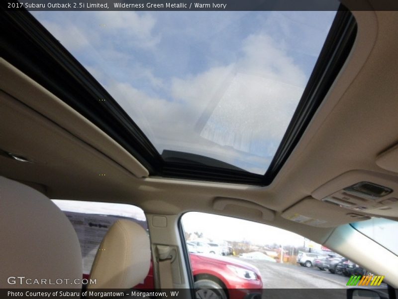 Wilderness Green Metallic / Warm Ivory 2017 Subaru Outback 2.5i Limited