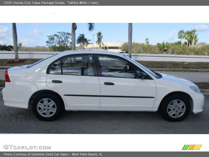 Taffeta White / Ivory 2005 Honda Civic Value Package Sedan