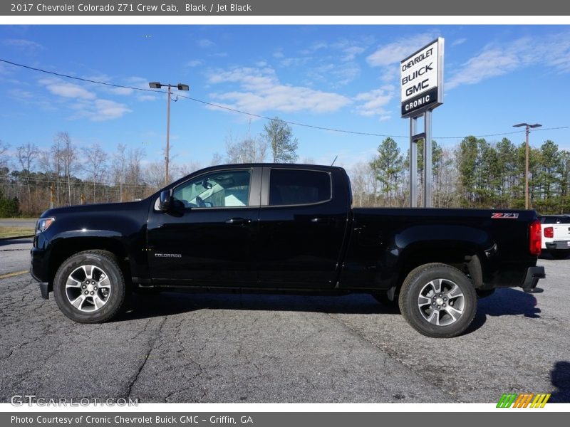 Black / Jet Black 2017 Chevrolet Colorado Z71 Crew Cab