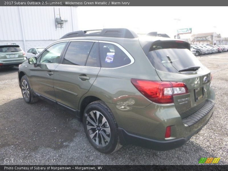 Wilderness Green Metallic / Warm Ivory 2017 Subaru Outback 2.5i Limited